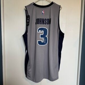 Stanley Johnson Autographed Detroit Pistons Gray Swingman Basketball Jersey